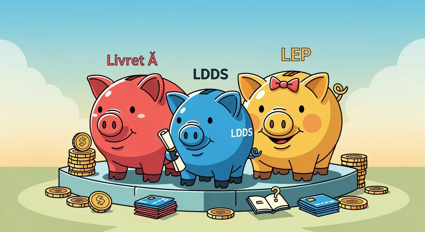 Livrets réglementés : Livret A, LDDS, LEP : lequel choisir ?